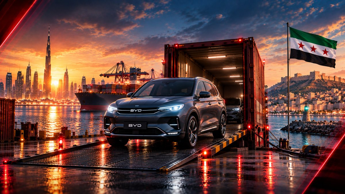 Dubai to Syria Car Export