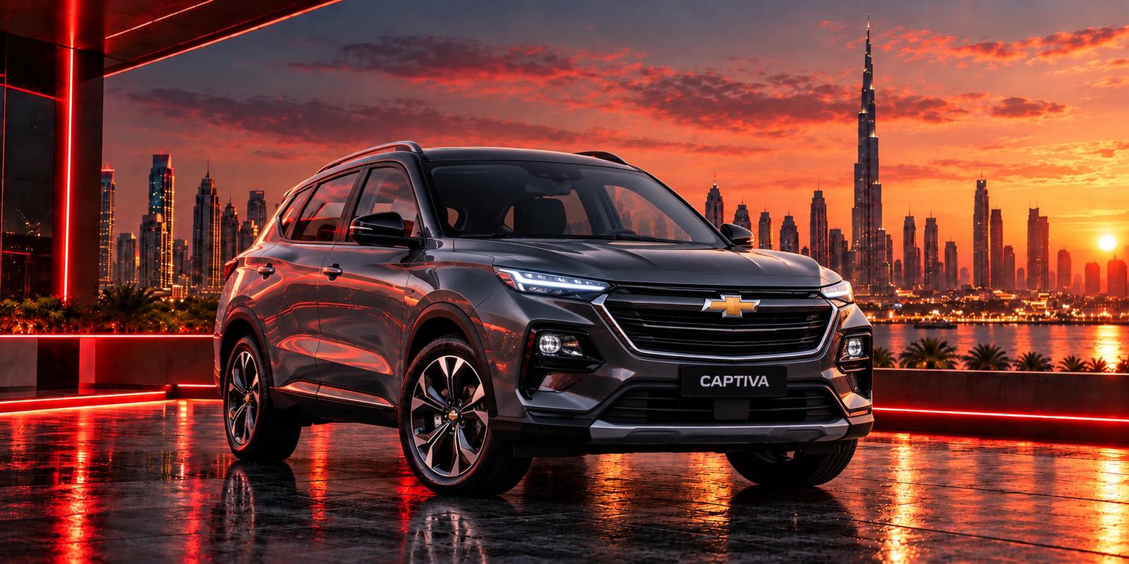 كيفية استيراد سيارة Chevrolet Captiva من دبي