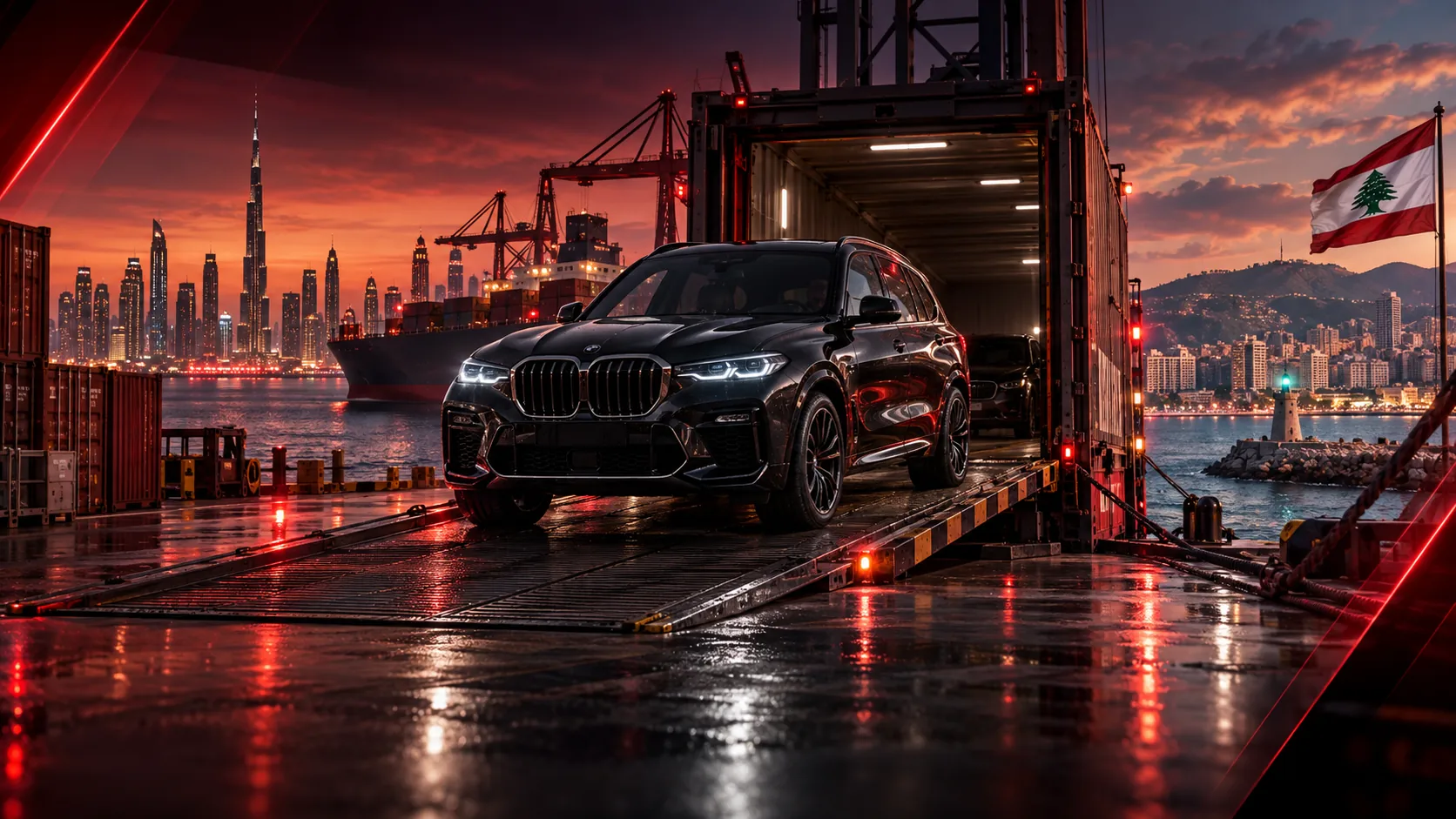 Dubai to Lebanon Car Export Dealership